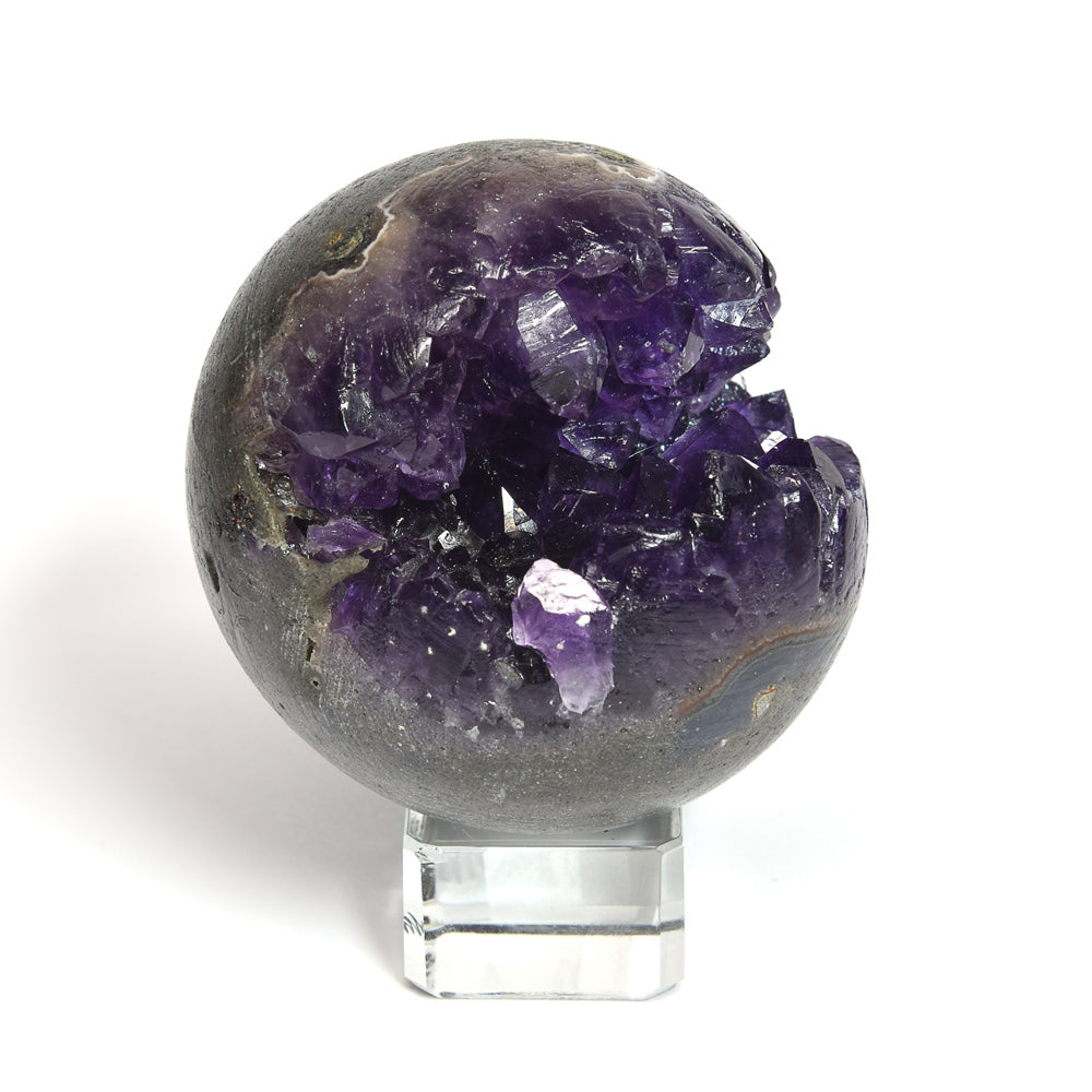 笑口アメジスト 置物 59.8x55.6x56mm #SH002 - premium stone gallery