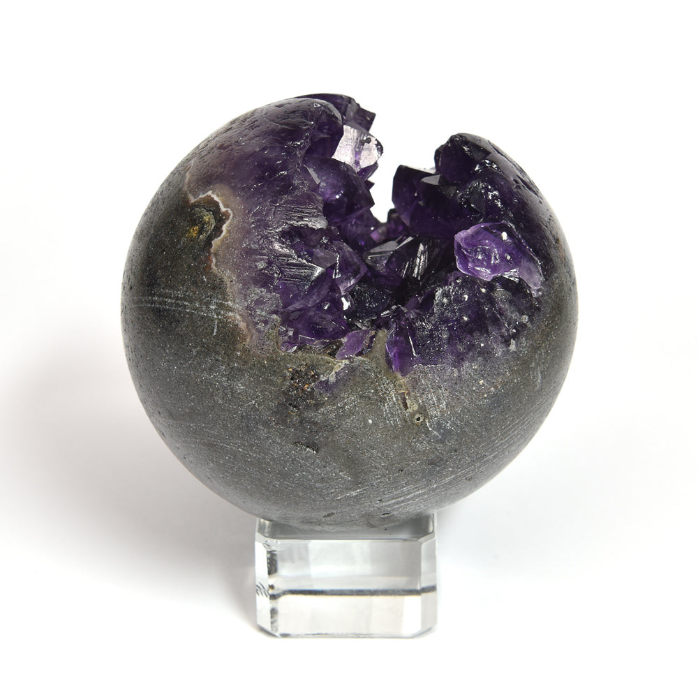 笑口アメジスト 置物 59.8x55.6x56mm #SH002 - premium stone gallery