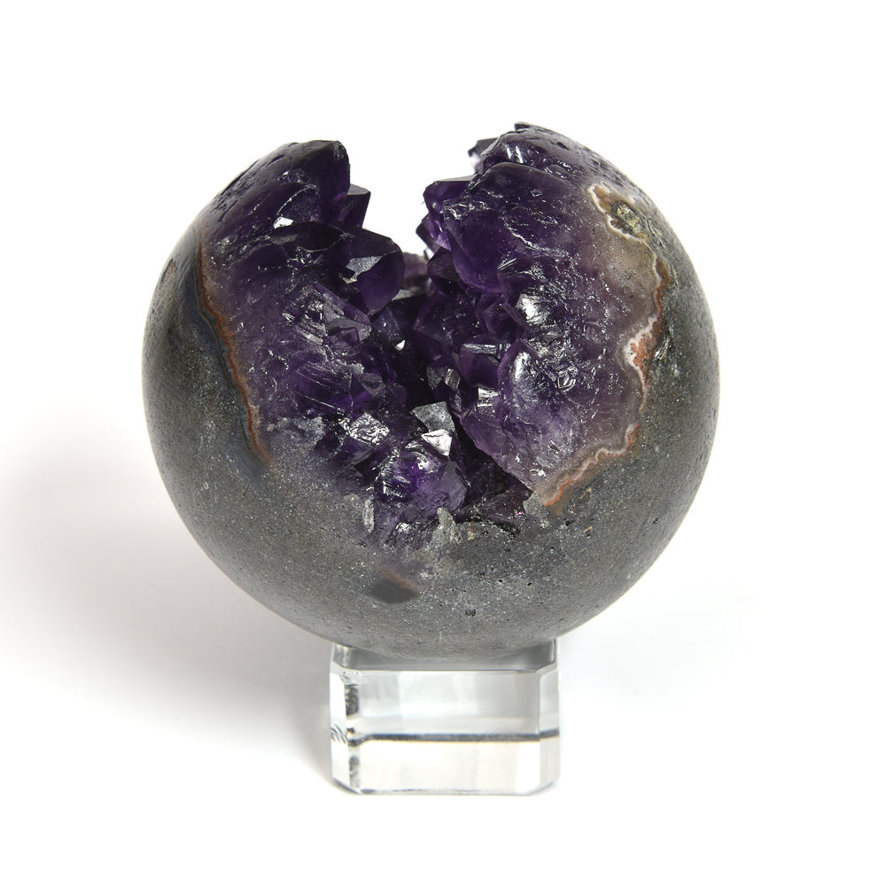 笑口アメジスト 置物 59.8x55.6x56mm #SH002 - premium stone gallery