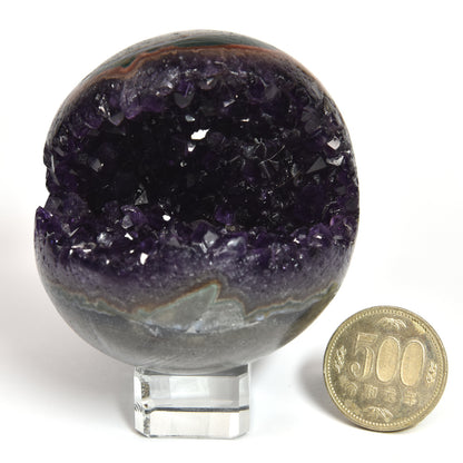 笑口アメジスト 置物 70x66.8x64mm #SH003 - premium stone gallery