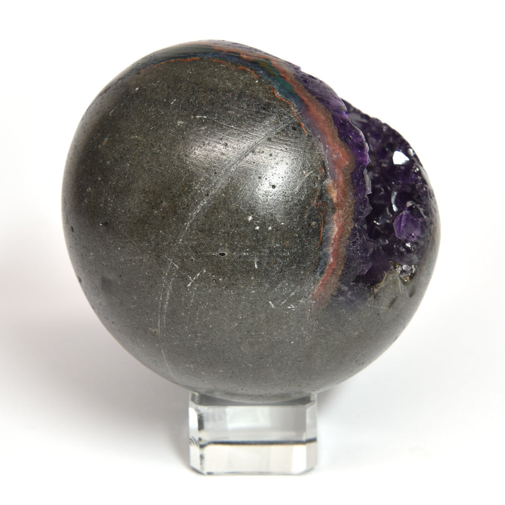笑口アメジスト 置物 70x66.8x64mm #SH003 - premium stone gallery