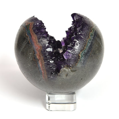笑口アメジスト 置物 70x66.8x64mm #SH003 - premium stone gallery