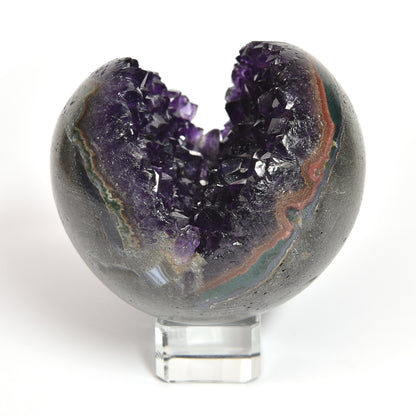 笑口アメジスト 置物 70x66.8x64mm #SH003 - premium stone gallery
