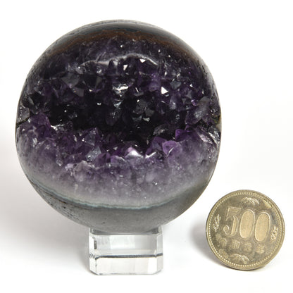 笑口アメジスト 置物 68x66x62mm #SH004 - premium stone gallery
