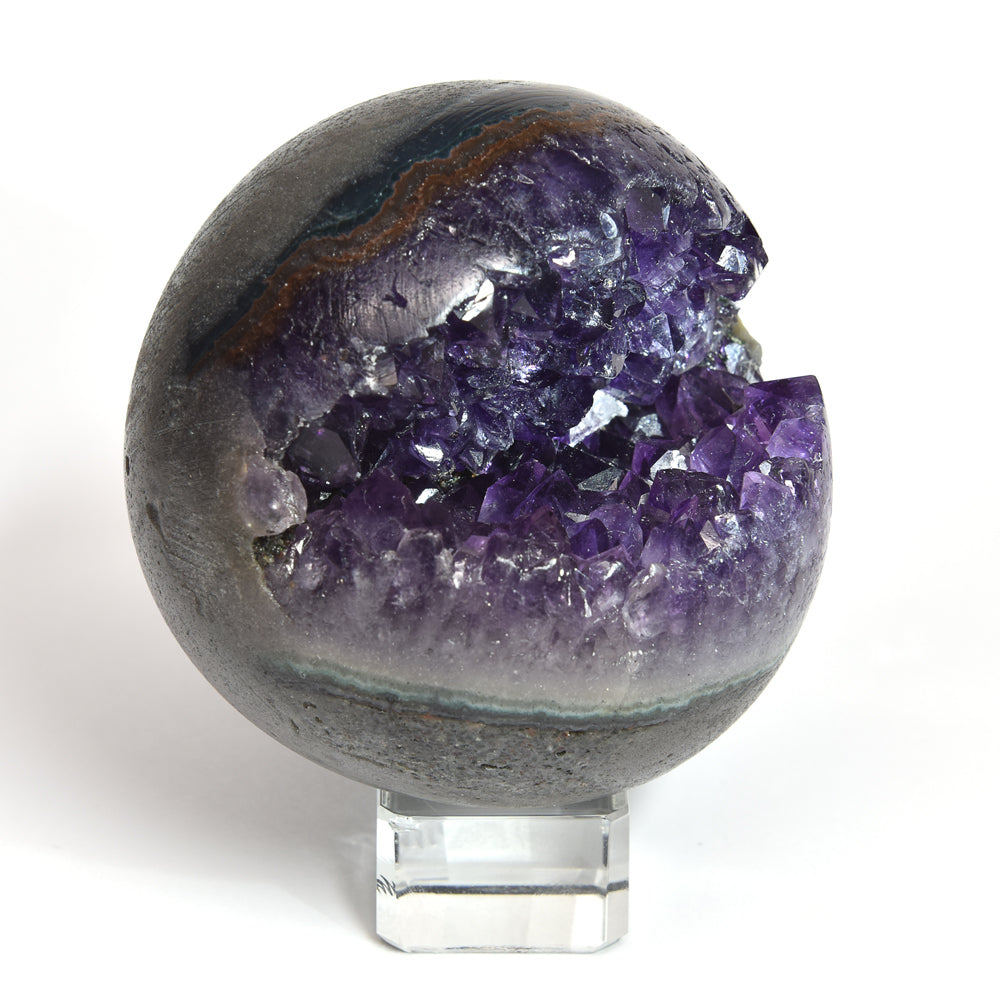 笑口アメジスト 置物 68x66x62mm #SH004 - premium stone gallery