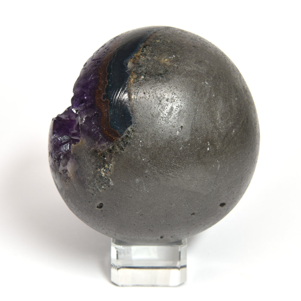 笑口アメジスト 置物 68x66x62mm #SH004 - premium stone gallery