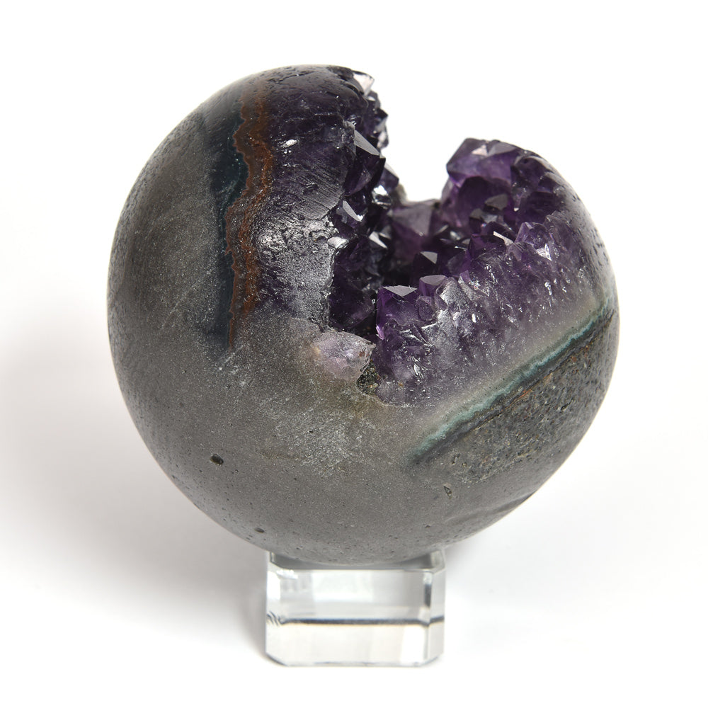 笑口アメジスト 置物 68x66x62mm #SH004 - premium stone gallery