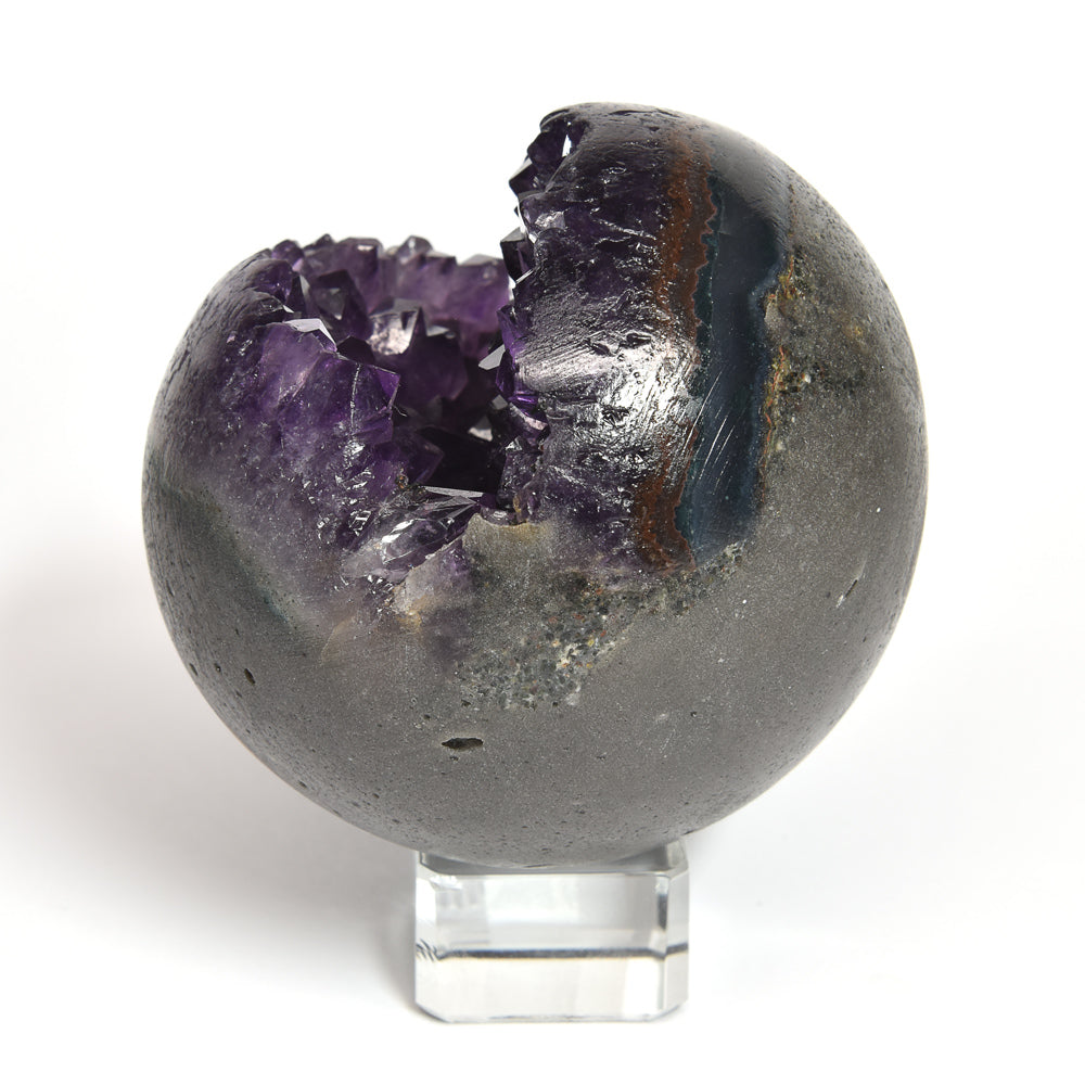 笑口アメジスト 置物 68x66x62mm #SH004 - premium stone gallery