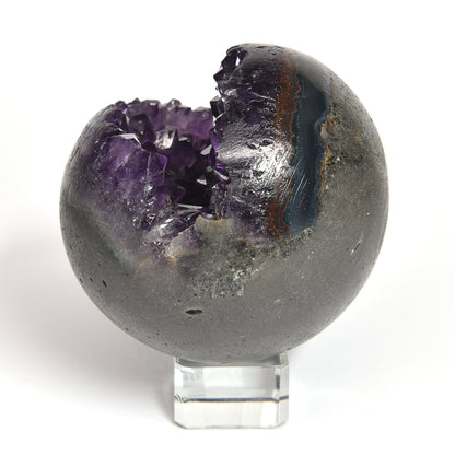 笑口アメジスト 置物 68x66x62mm #SH004 - premium stone gallery