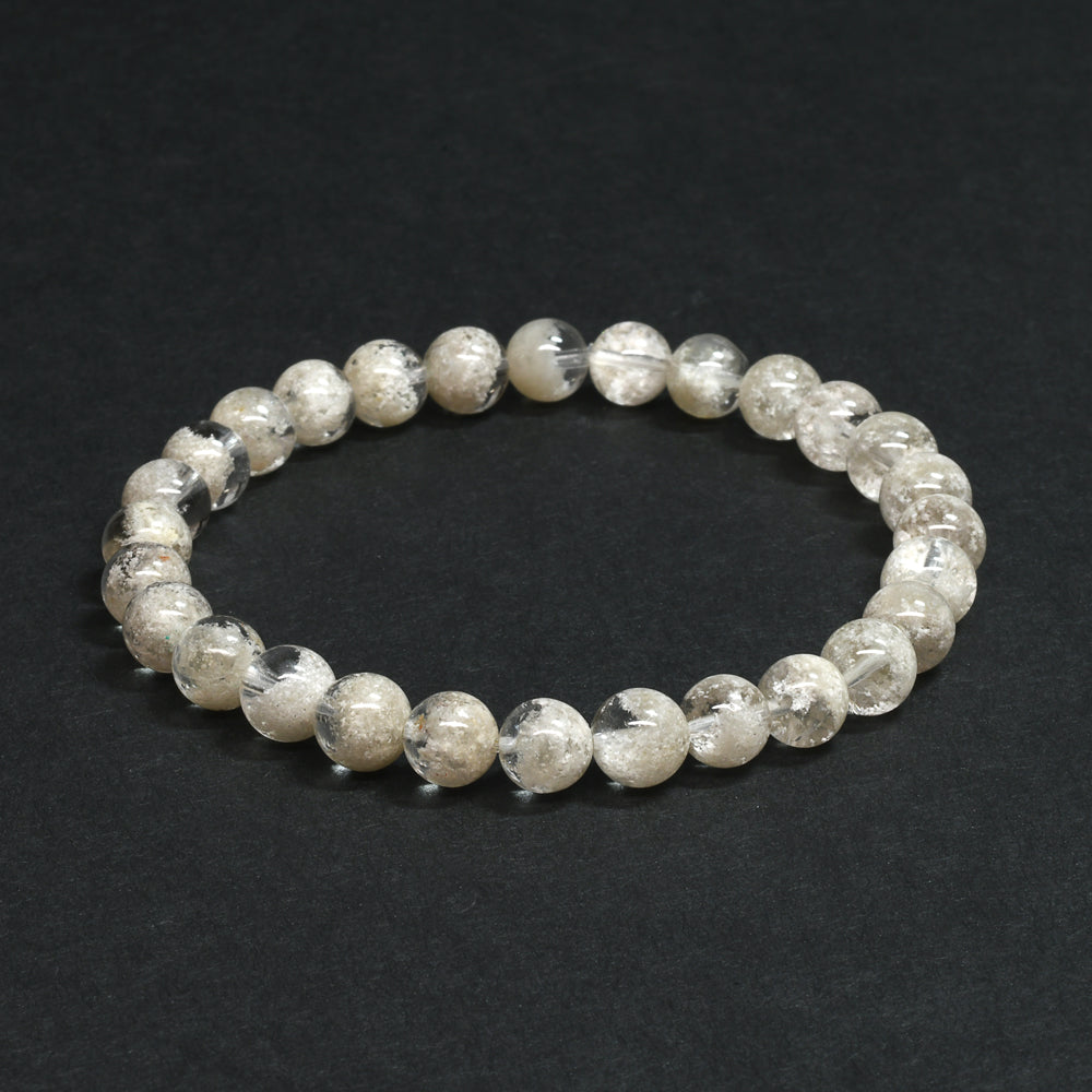 [限定販売] ホワイトガーデンクォーツ ブレスレット 6.5-7mm #SH017