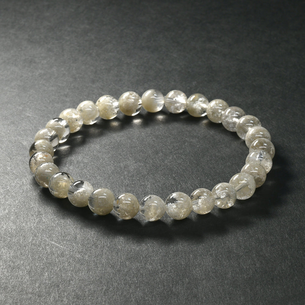 [限定販売] ホワイトガーデンクォーツ ブレスレット 6.5-7mm #SH017