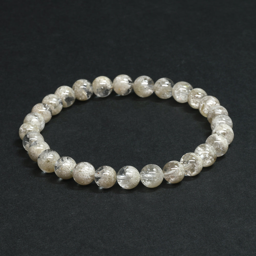 [限定販売] ホワイトガーデンクォーツ ブレスレット 6.5-7mm #SH018