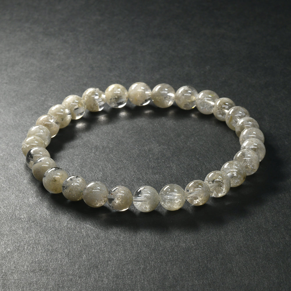 [限定販売] ホワイトガーデンクォーツ ブレスレット 6.5-7mm #SH018