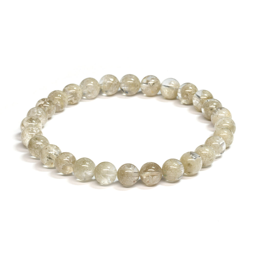 [限定販売] ホワイトガーデンクォーツ ブレスレット 6.5-7mm #SH018