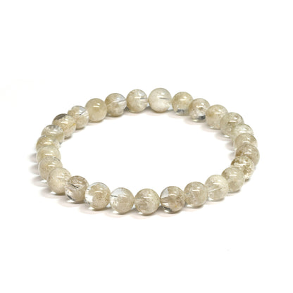 [限定販売] ホワイトガーデンクォーツ ブレスレット 6.5-7mm #SH019