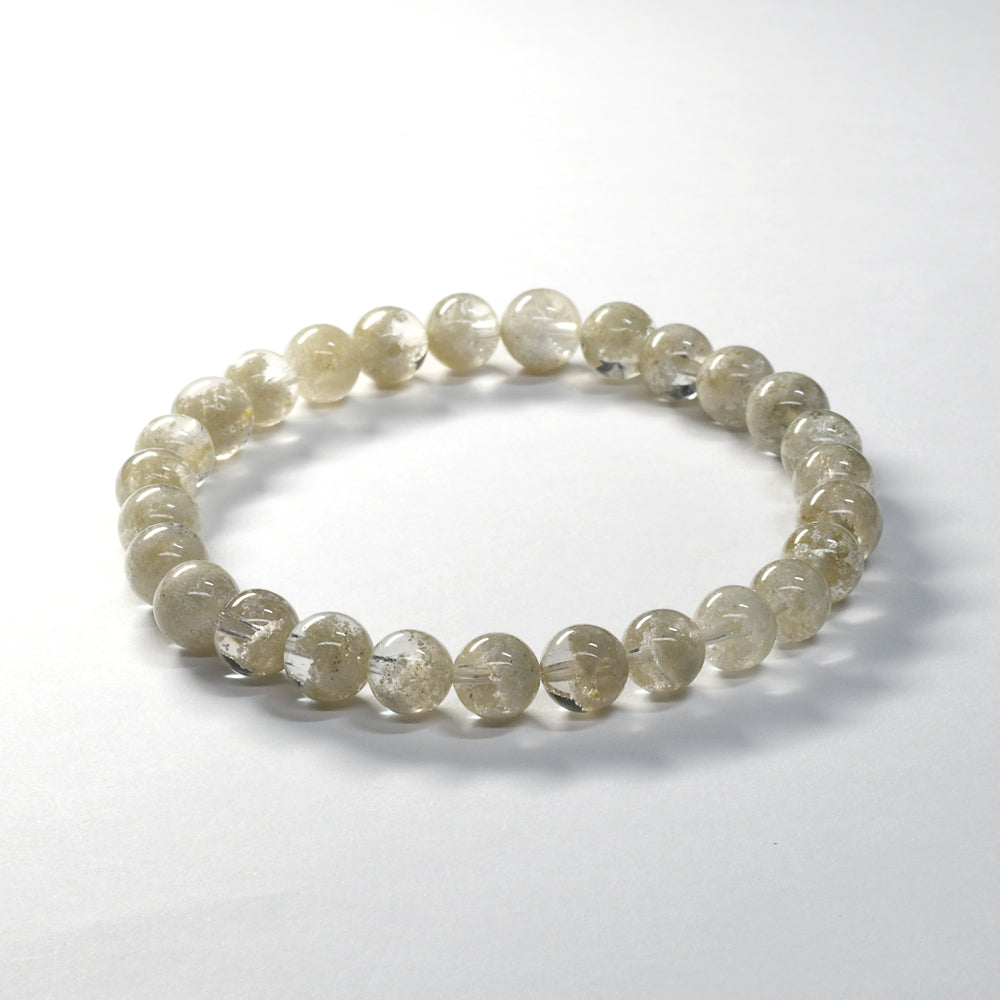 [限定販売] ホワイトガーデンクォーツ ブレスレット 6.5-7mm #SH019