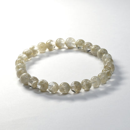 [限定販売] ホワイトガーデンクォーツ ブレスレット 6.5-7mm #SH019