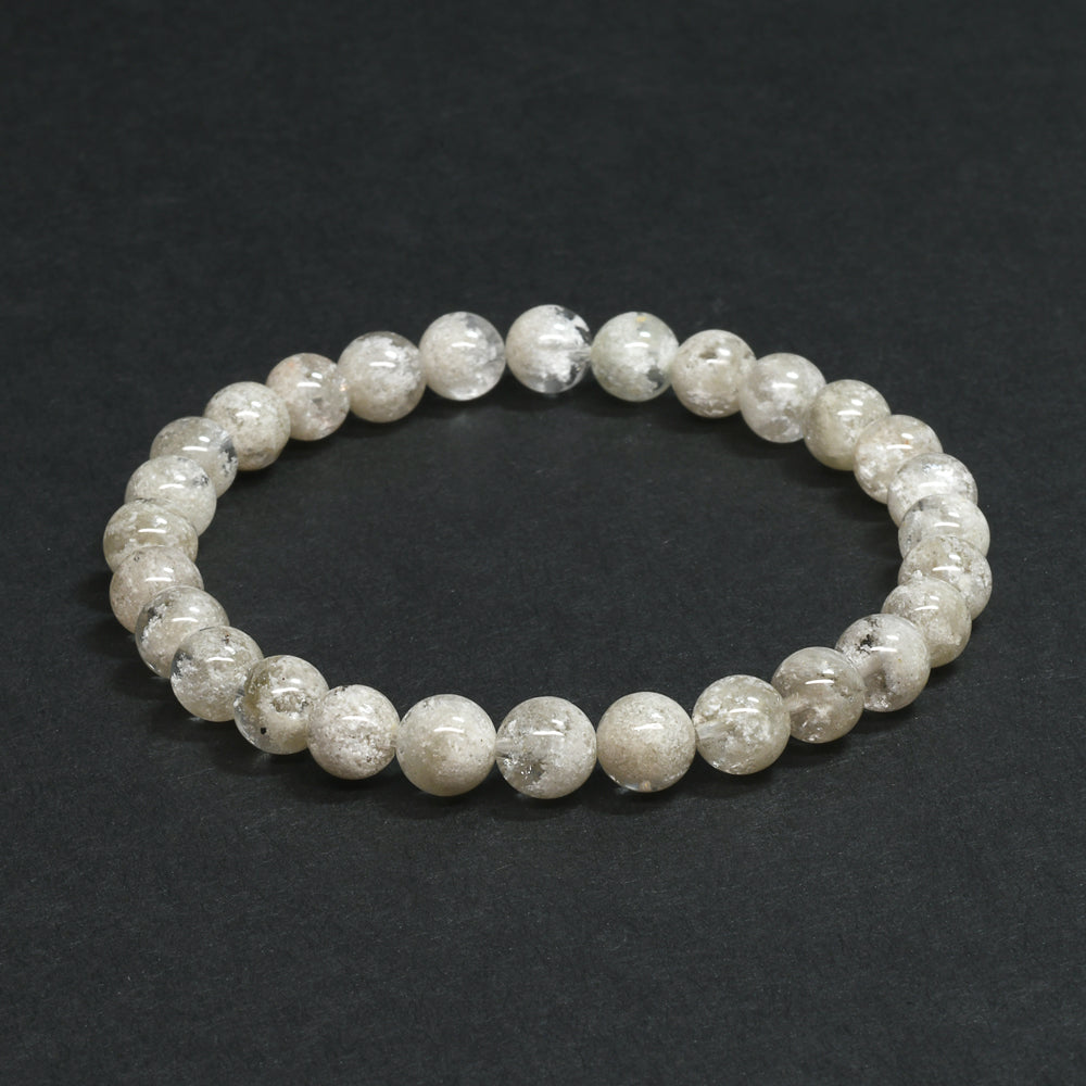 [限定販売] ホワイトガーデンクォーツ ブレスレット 6.5-7mm #SH020