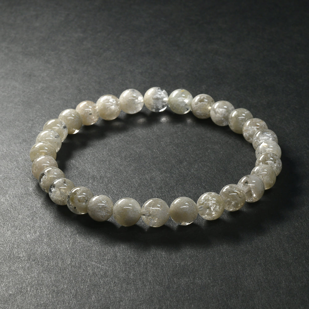 [限定販売] ホワイトガーデンクォーツ ブレスレット 6.5-7mm #SH020