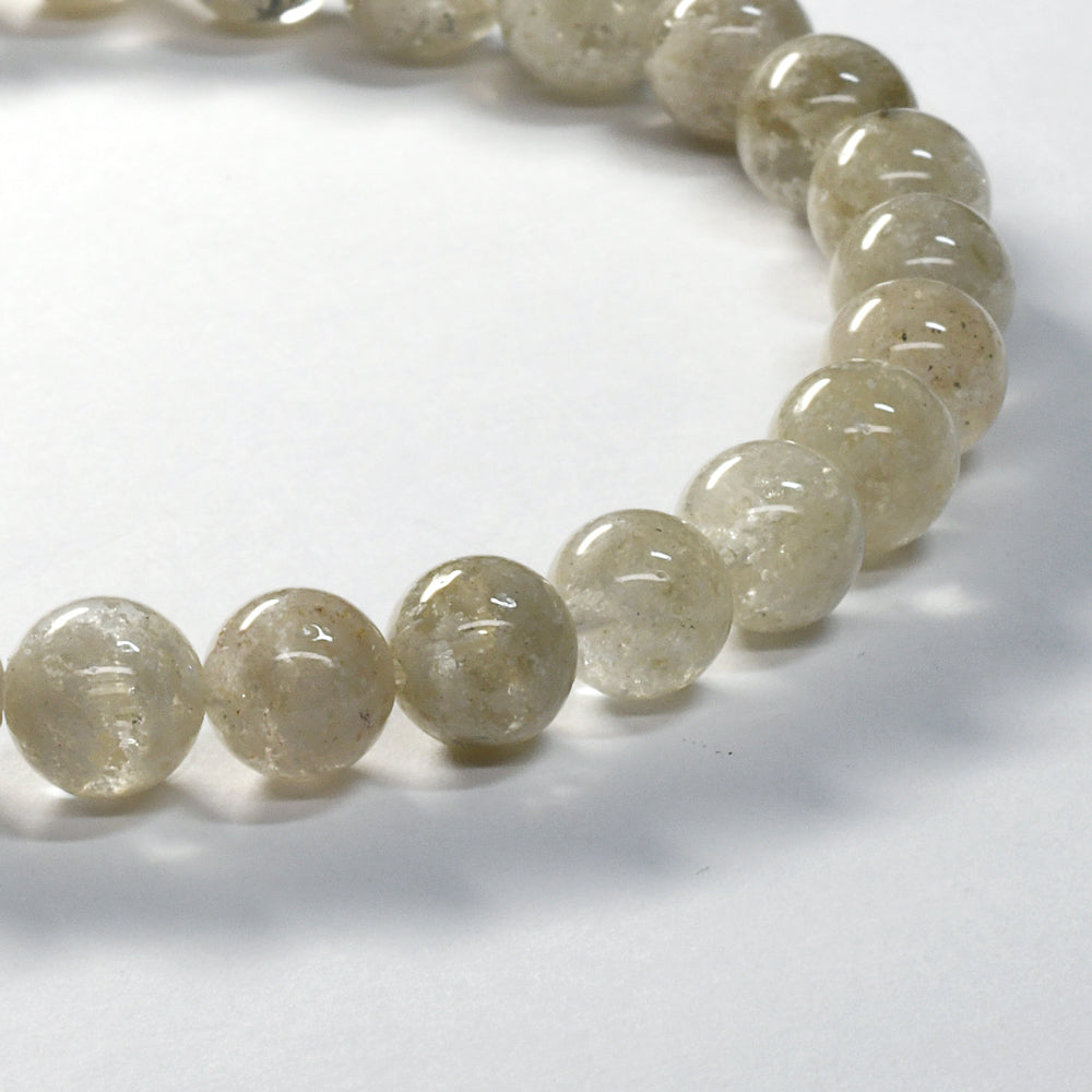[限定販売] ホワイトガーデンクォーツ ブレスレット 6.5-7mm #SH020