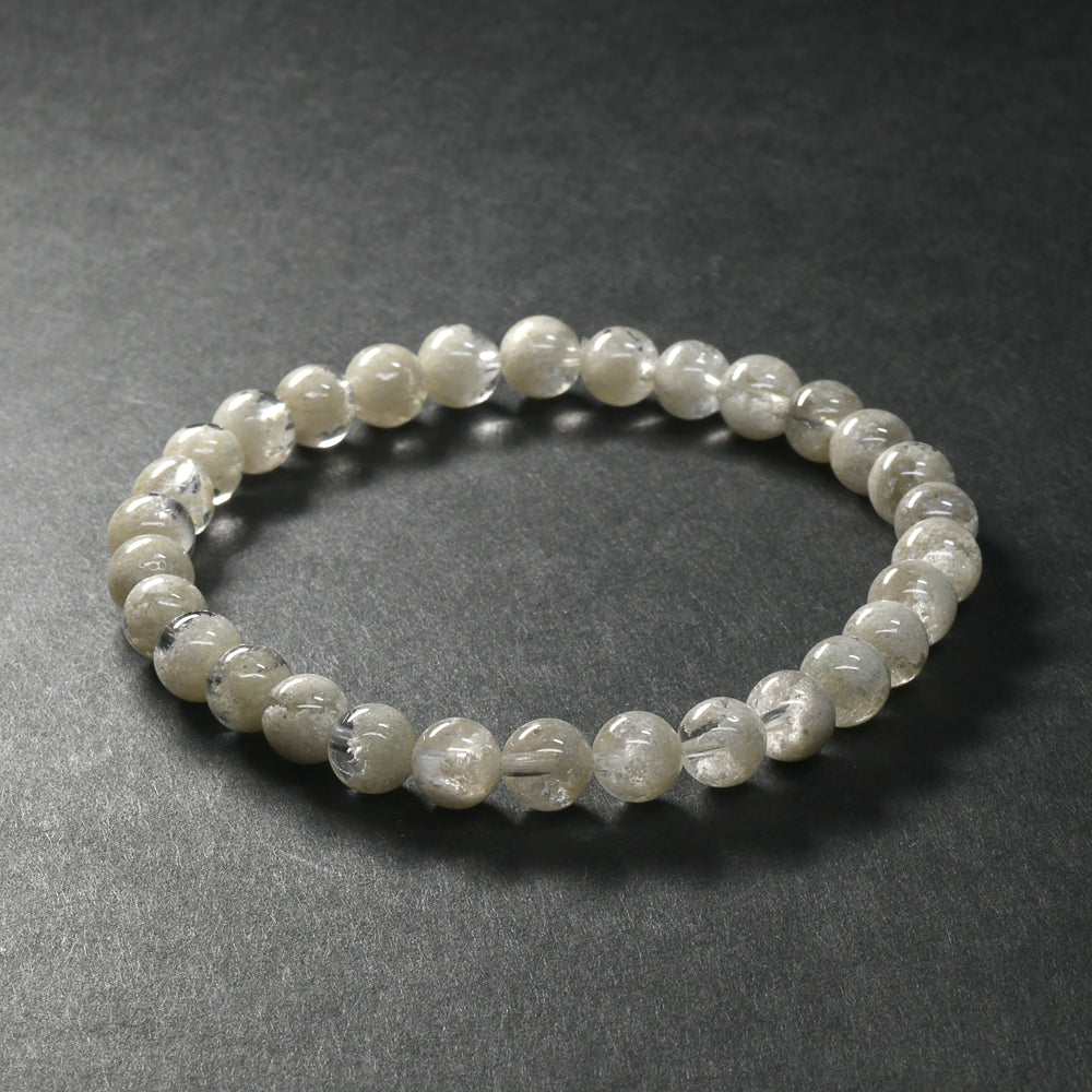 [限定販売] ホワイトガーデンクォーツ ブレスレット 6-6.5mm #SH021