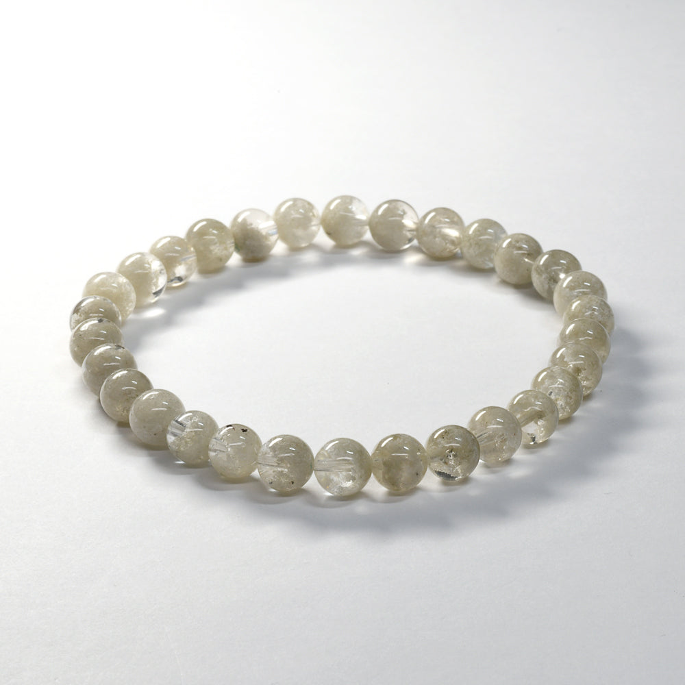 [限定販売] ホワイトガーデンクォーツ ブレスレット 6-6.5mm #SH021