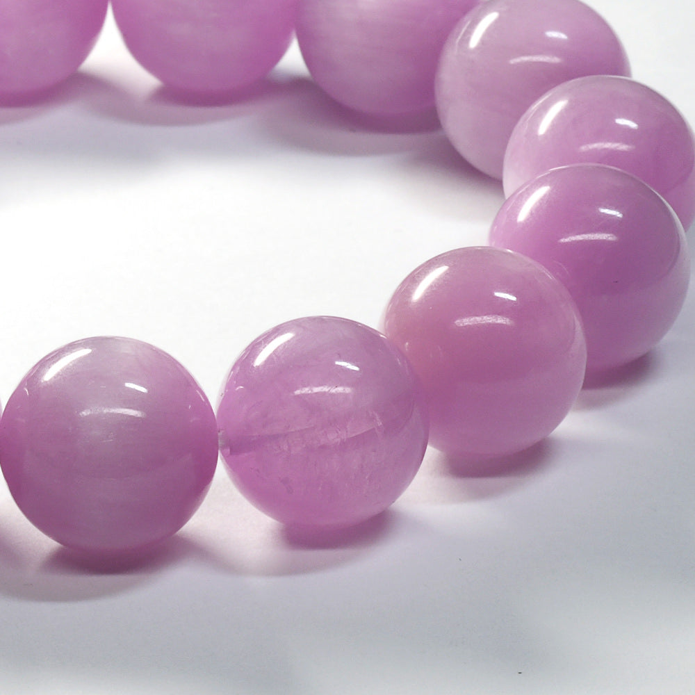 [限定販売] クンツァイト ブレスレット 14-14.5mm #SH117