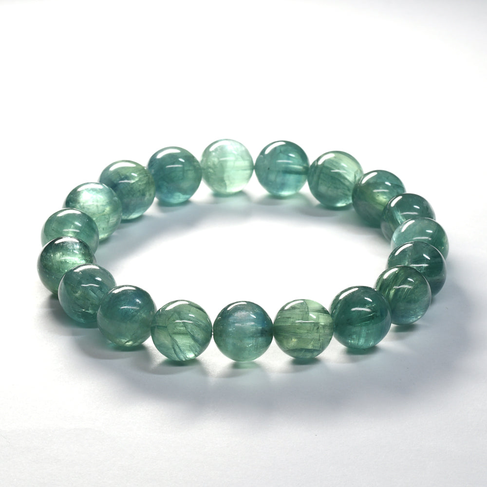[限定販売] グリーンブルーカイヤナイト ブレスレット 10mm #SH119