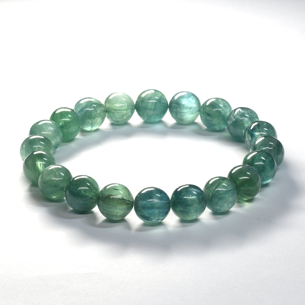 [限定販売] グリーンブルーカイヤナイト ブレスレット 9.5mm #SH120