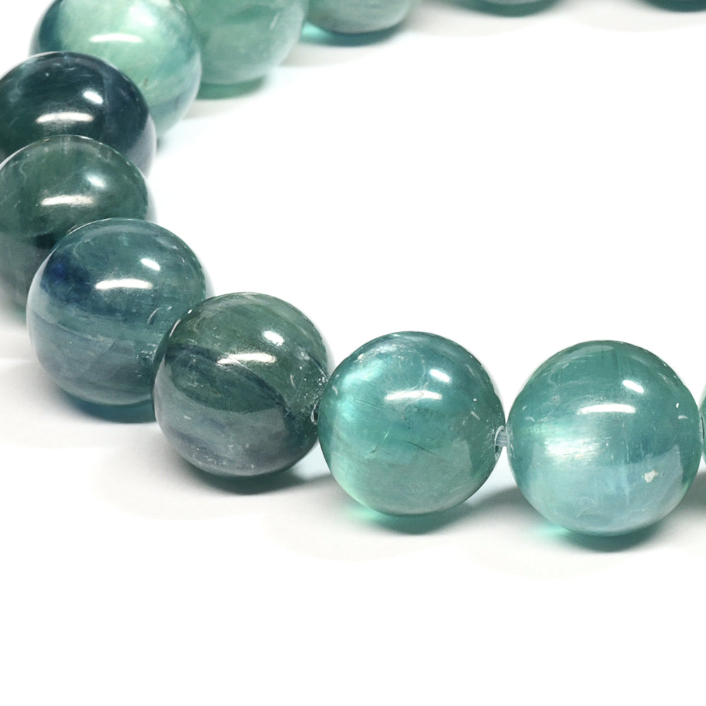 [限定販売] グリーンブルーカイヤナイト ブレスレット 10.5mm #SH121