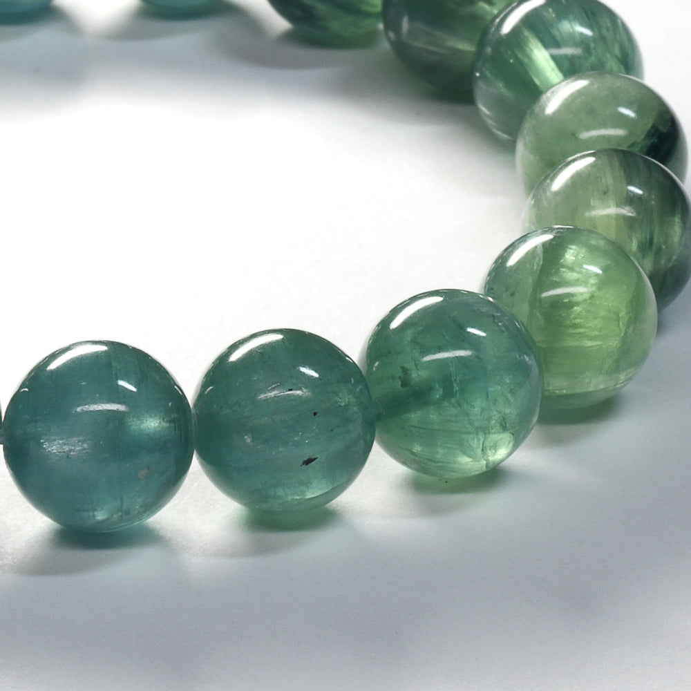 [限定販売] グリーンブルーカイヤナイト ブレスレット 10.5mm #SH121