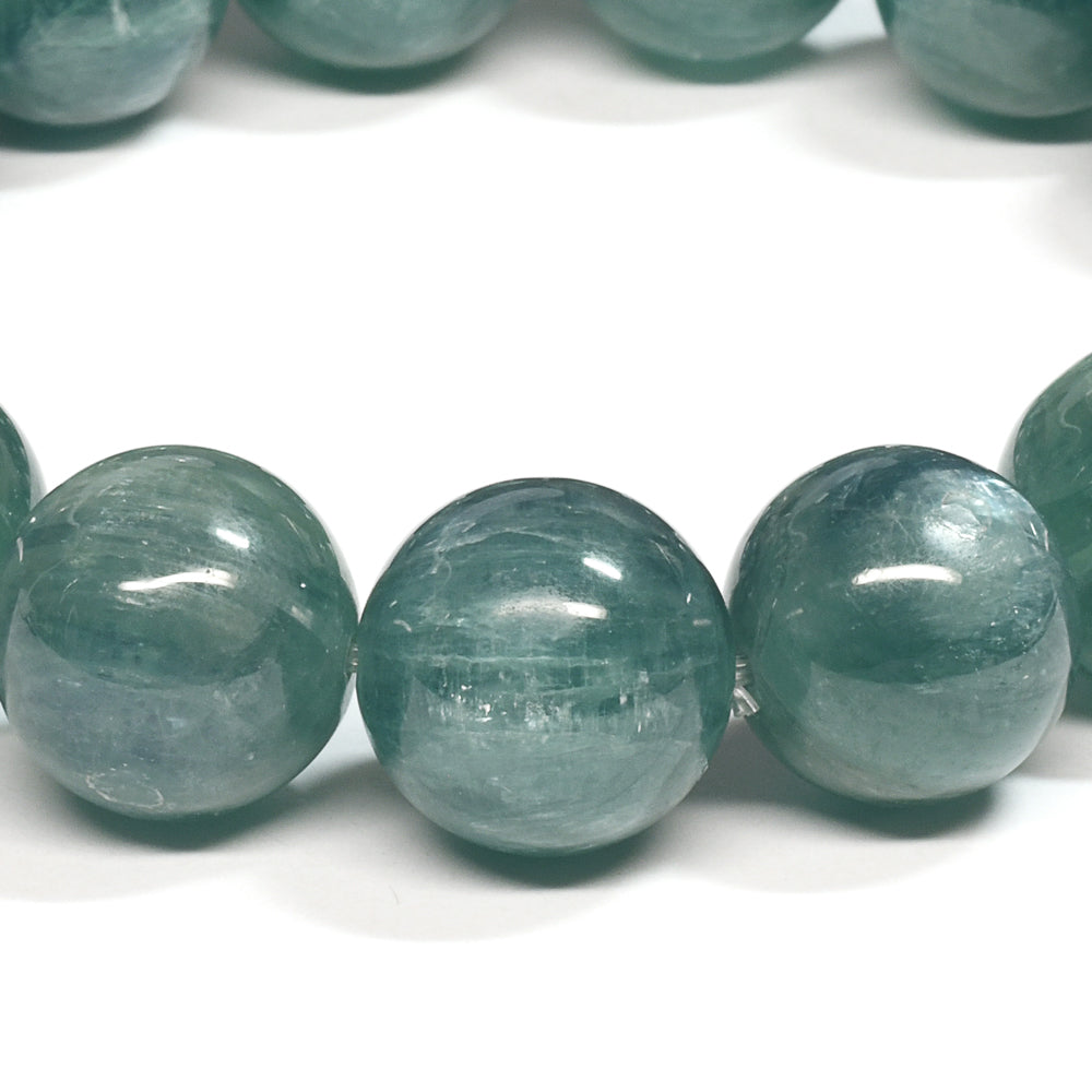 [限定販売] グリーンブルーカイヤナイト ブレスレット 13-13.5mm #SH122
