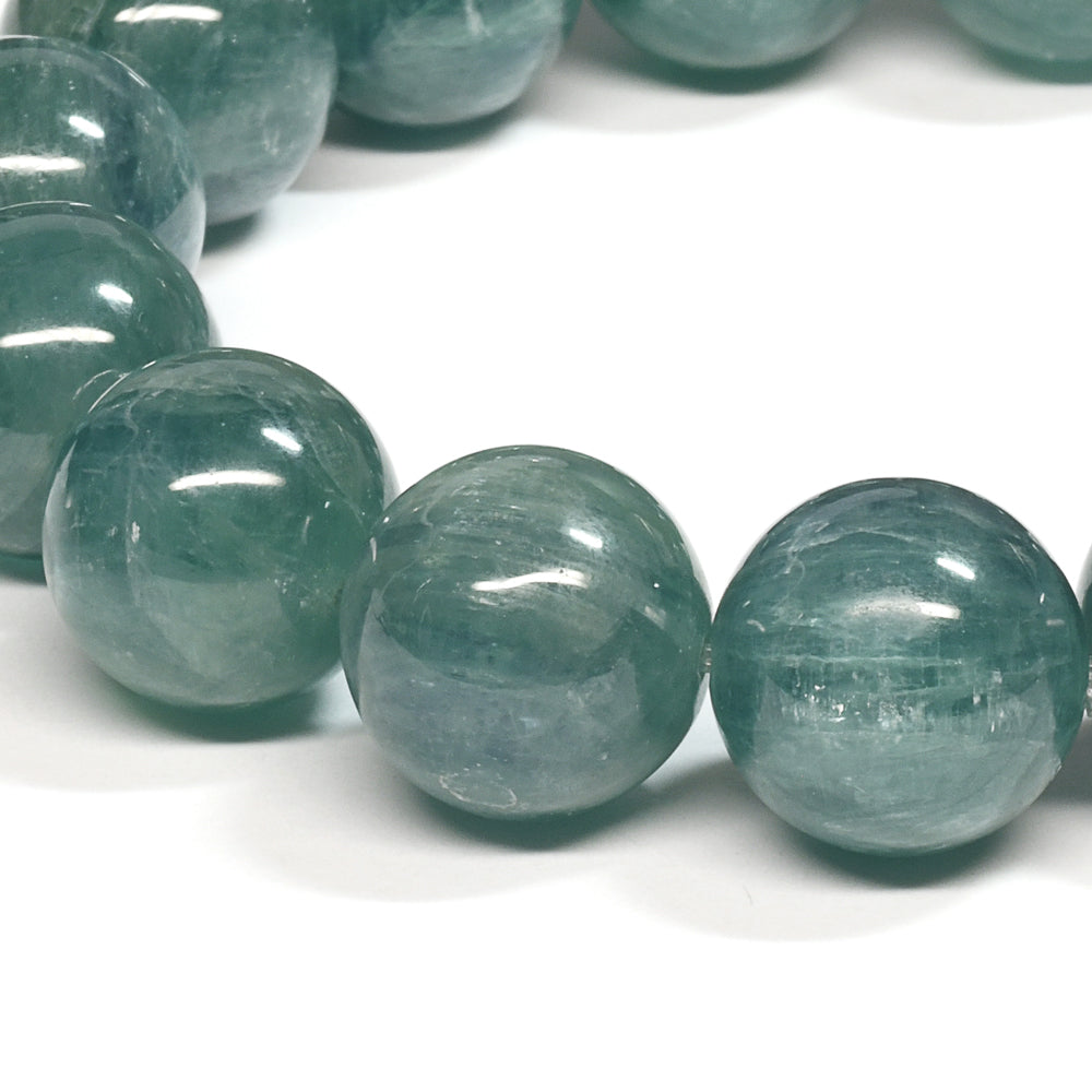[限定販売] グリーンブルーカイヤナイト ブレスレット 13-13.5mm #SH122