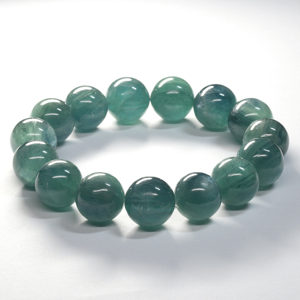 [限定販売] グリーンブルーカイヤナイト ブレスレット 13-13.5mm #SH122