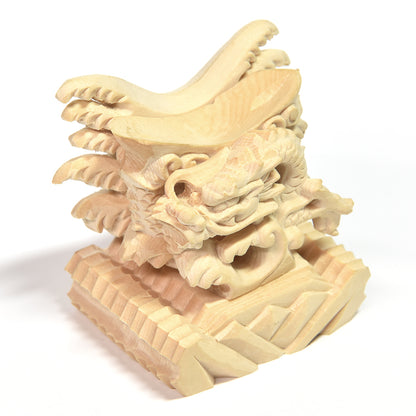 [限定販売] 龍彫刻丸玉台座（30号）#SH124