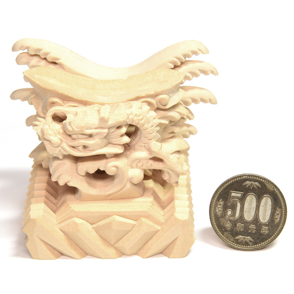 [限定販売] 龍彫刻丸玉台座（45号）#SH125