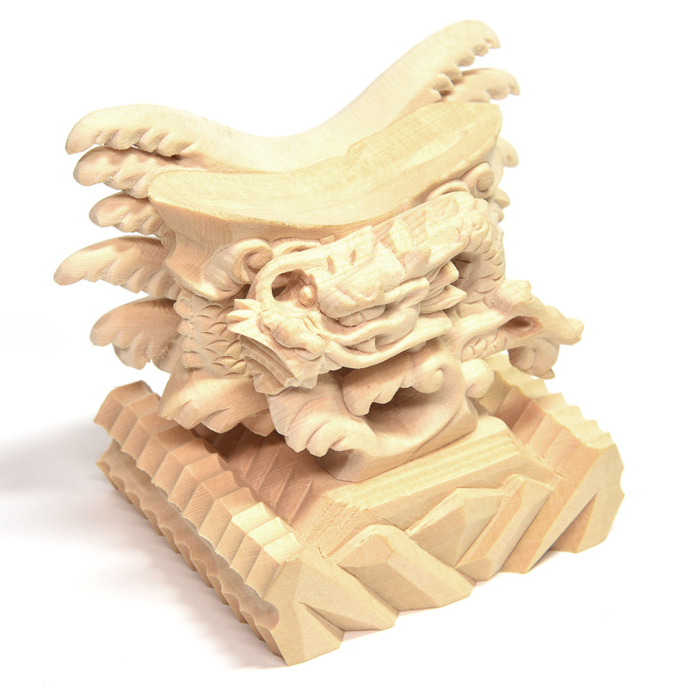 [限定販売] 龍彫刻丸玉台座（45号）#SH125