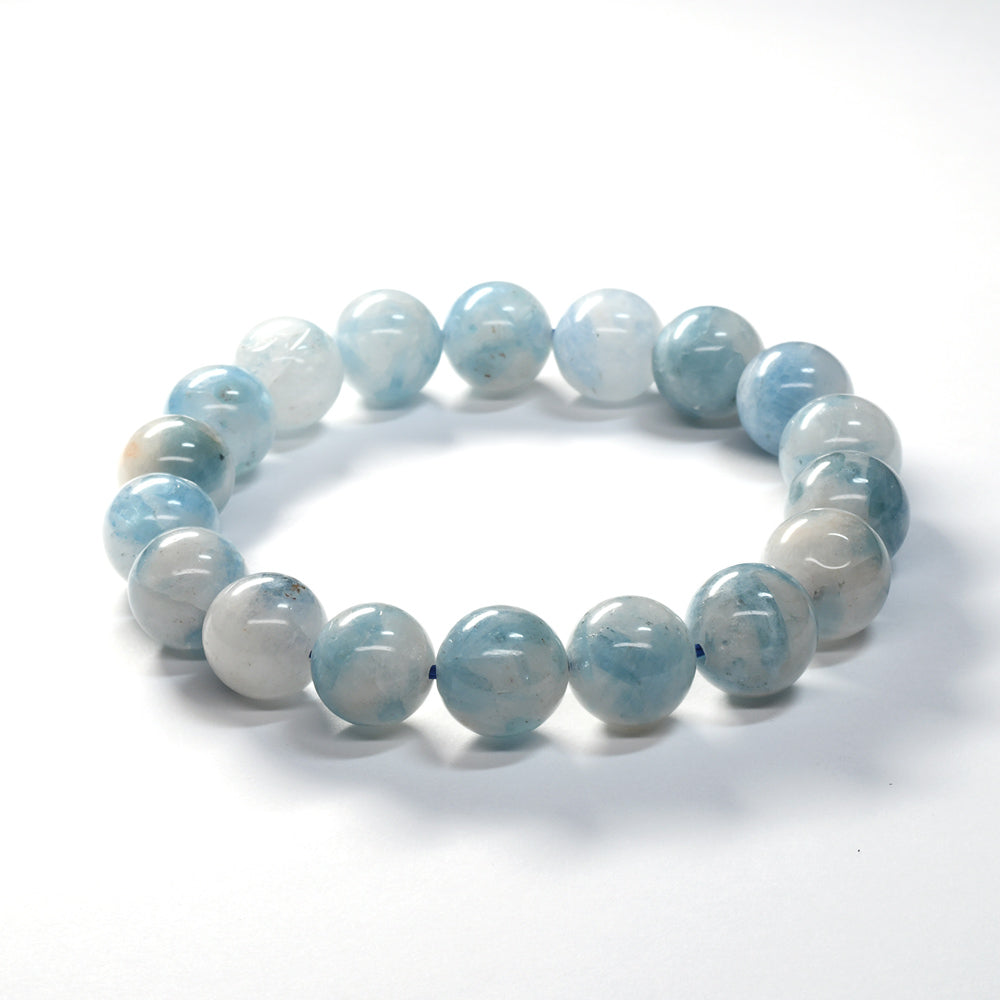 アクアマリンインクォーツ ブレスレット 10.5-11mm #SH542