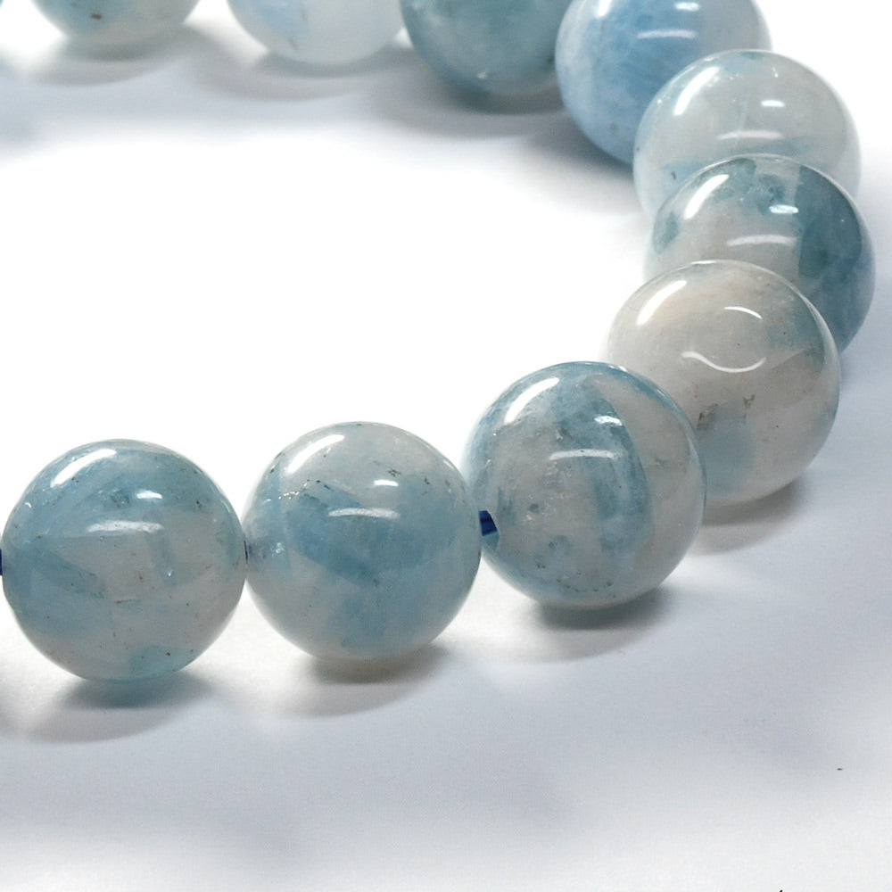 アクアマリンインクォーツ ブレスレット 10.5-11mm #SH542