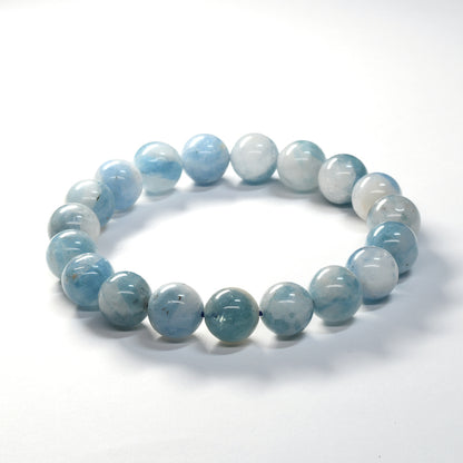アクアマリンインクォーツ ブレスレット 10-10.5mm #SH543