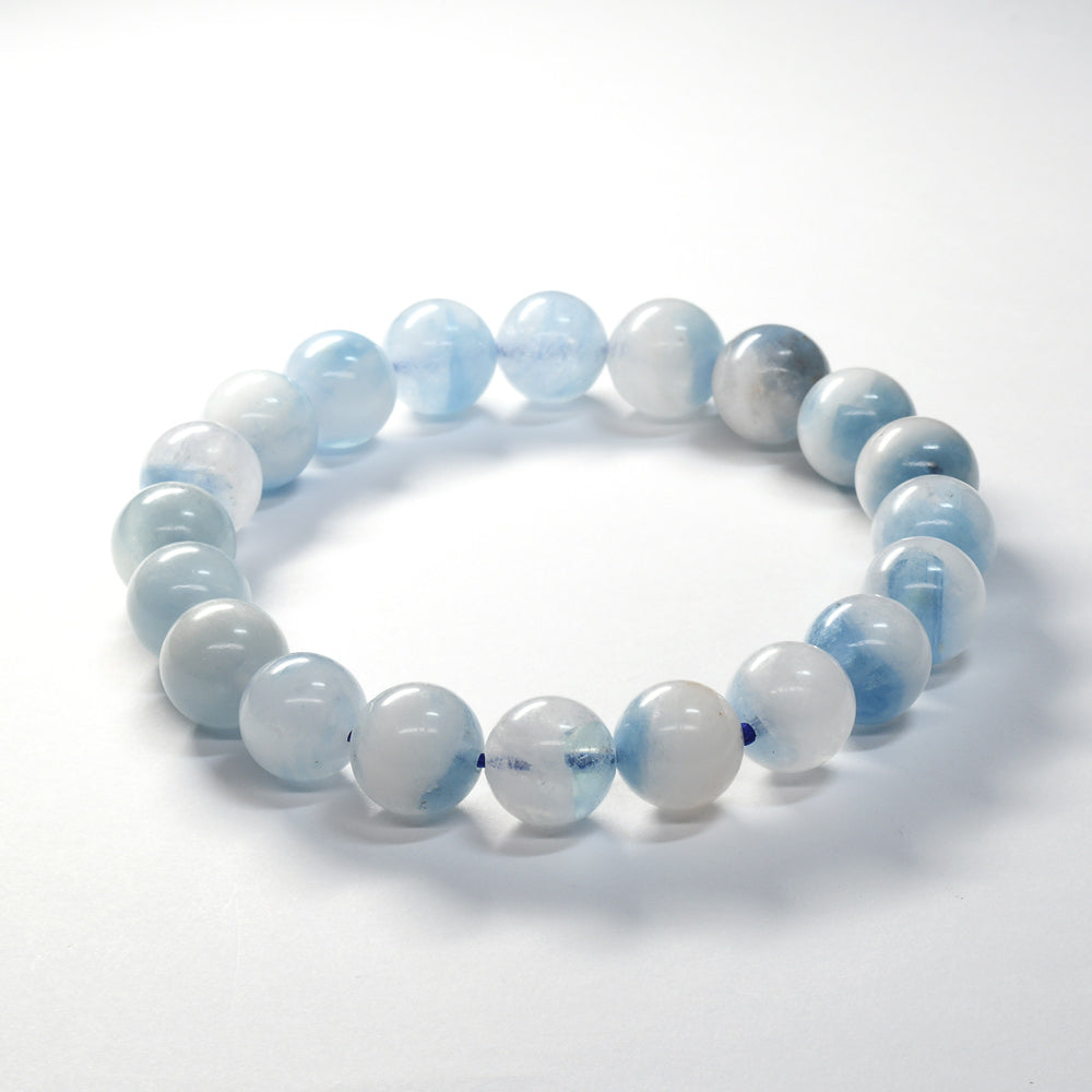 アクアマリンインクォーツ ブレスレット 10mm #SH544