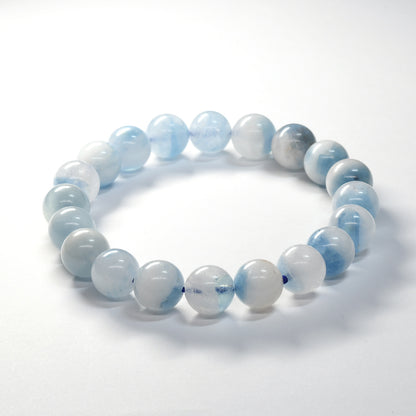 アクアマリンインクォーツ ブレスレット 10mm #SH544