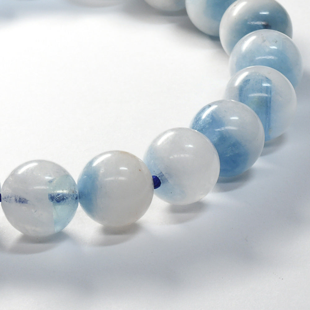 アクアマリンインクォーツ ブレスレット 10mm #SH544