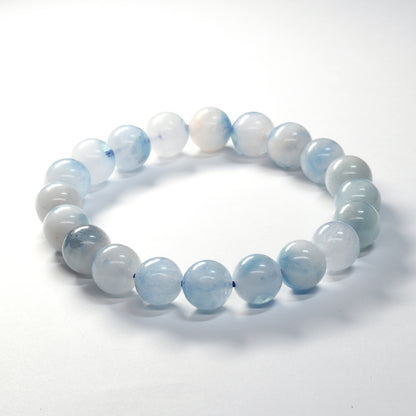 アクアマリンインクォーツ ブレスレット 10mm #SH544