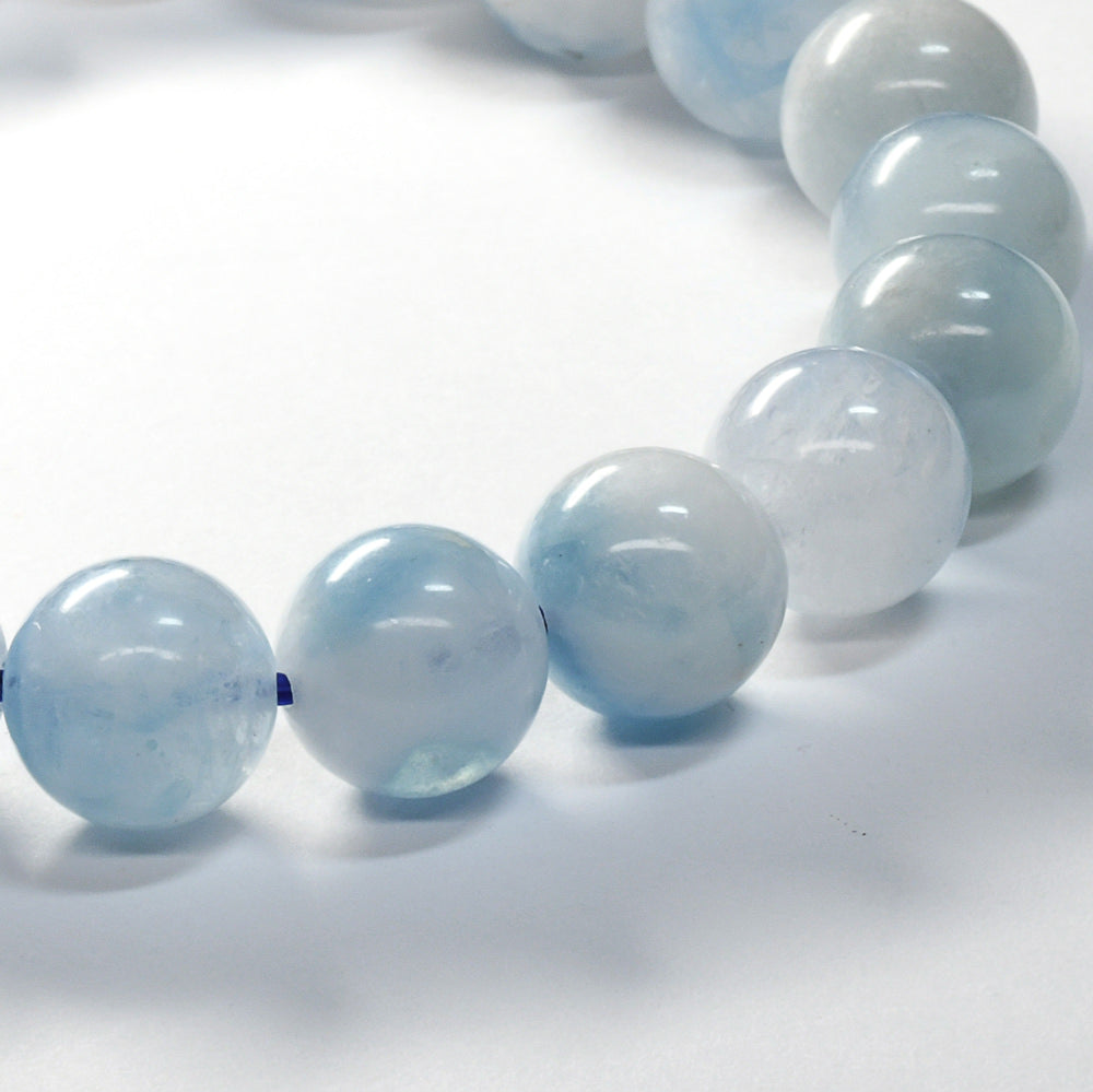 アクアマリンインクォーツ ブレスレット 10mm #SH544