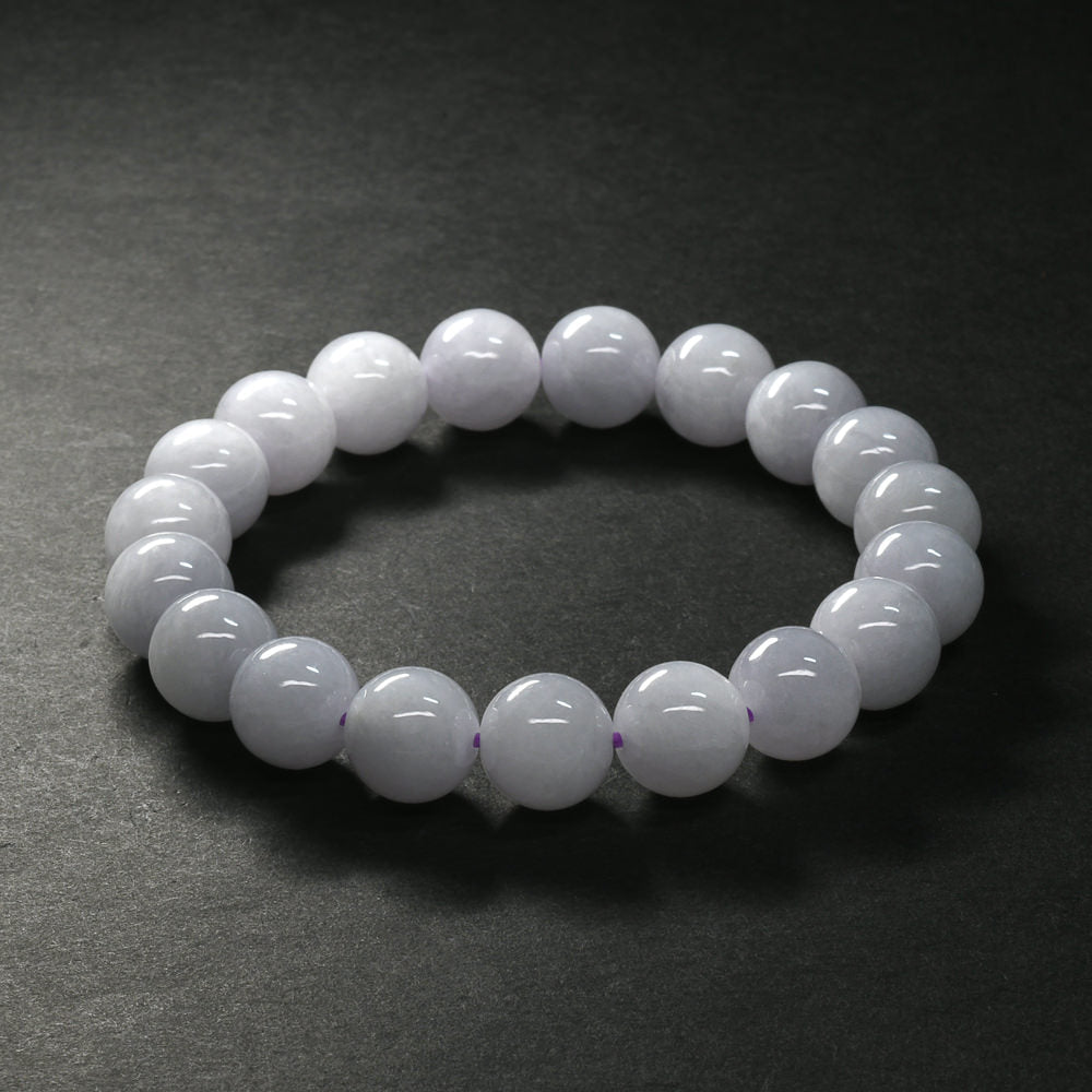 [限定販売] [鑑別付]ラベンダーヒスイ ブレスレット 10.5mm #SH556