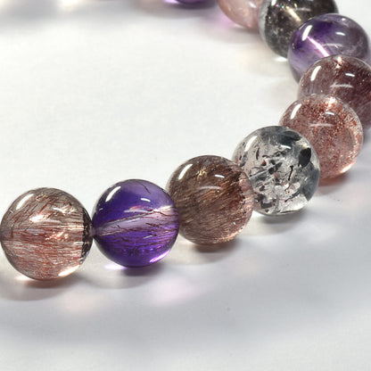 [限定販売] ミックススーパーセブン ブレスレット 8.5mm #SJ001