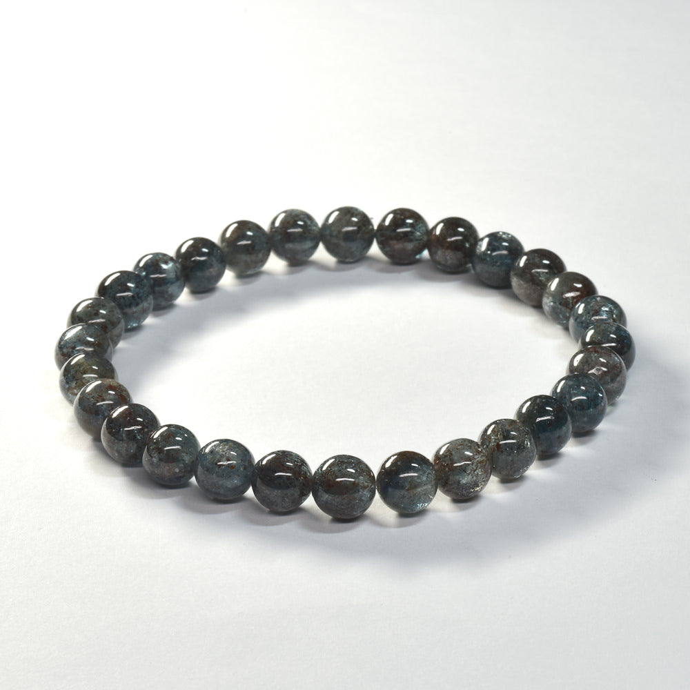 [限定販売] ルチルインカイヤナイト ブレスレット 6.5mm #SJ017