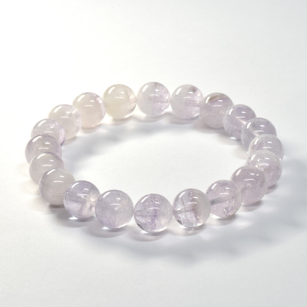 [限定販売] ファントムラベンダーアメジスト ブレスレット 10mm #SJ037