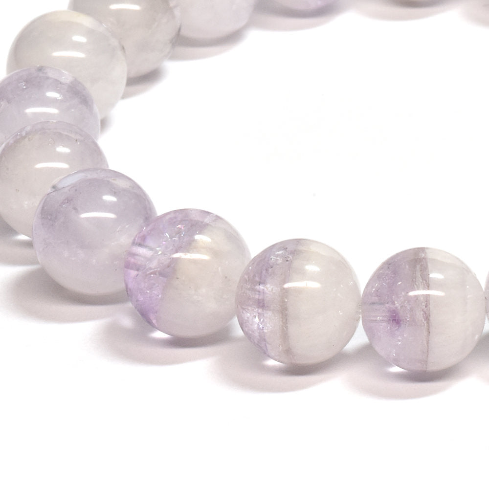 [限定販売] ファントムラベンダーアメジスト ブレスレット 10mm #SJ038